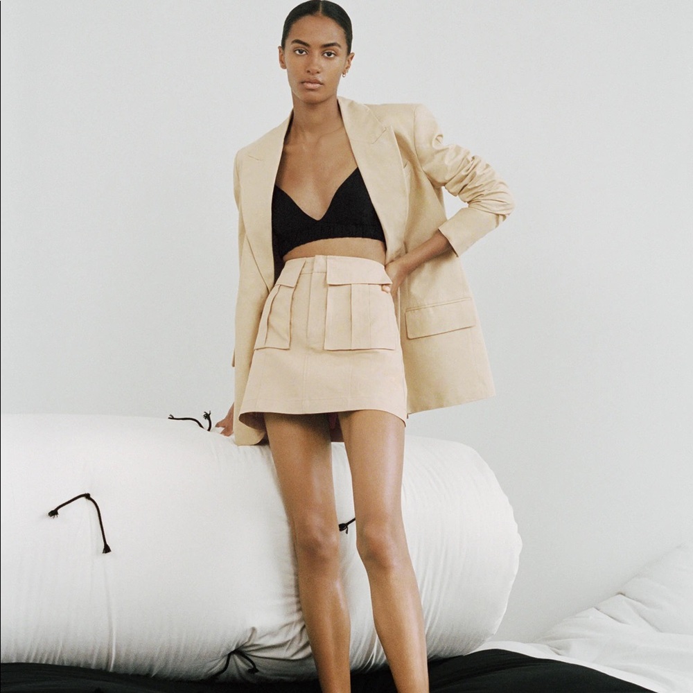 Zara Rustic Oversized Blazer